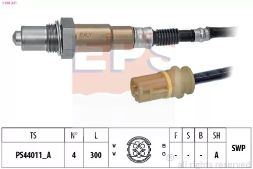 Zuurstofsensor EPS 1.998.331)