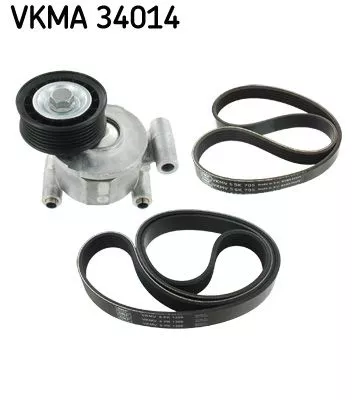 V-geribbelde riemset SKF VKMA 34014)