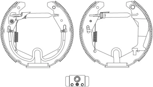 Brake Shoe Set TEXTAR 84065200)