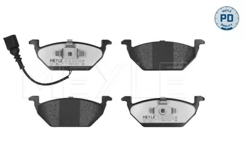 Brake Pad Set, disc brake MEYLE 025 231 3119/PD)
