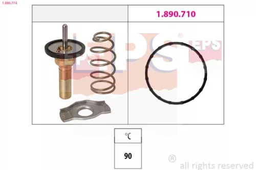 Thermostaat, koelvloeistof EPS 1.880.774)