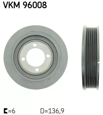 Riempoelie, krukas SKF VKM 96008)