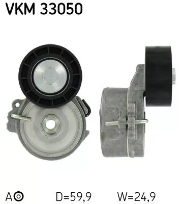 Riemspanner, V-geribbelde riem SKF VKM 33050)