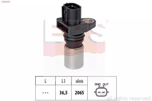 Sensor, nokkenaspositie EPS 1.953.417)
