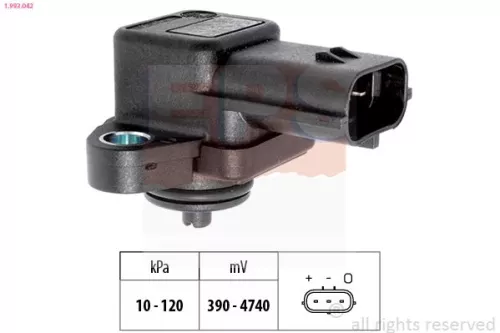 Luchtdruksensor, hoogteaanpassing EPS 1.993.042)