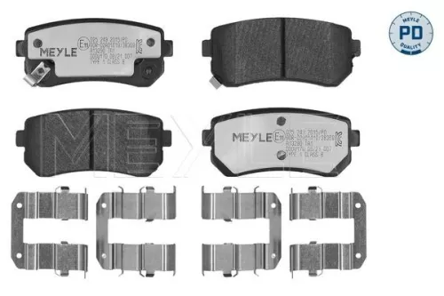 Brake Pad Set, disc brake MEYLE 025 243 2015/PD)