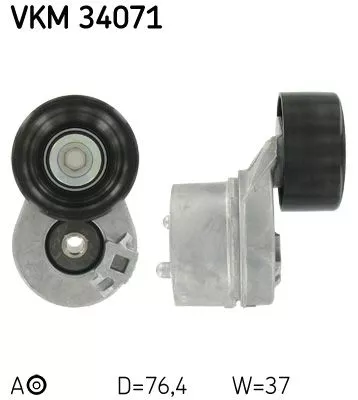 Riemspanner, V-geribbelde riem SKF VKM 34071)