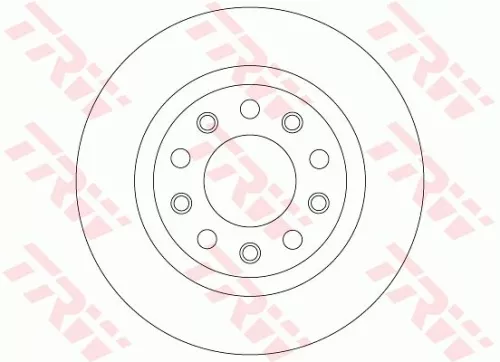 Remschijf TRW DF8070)