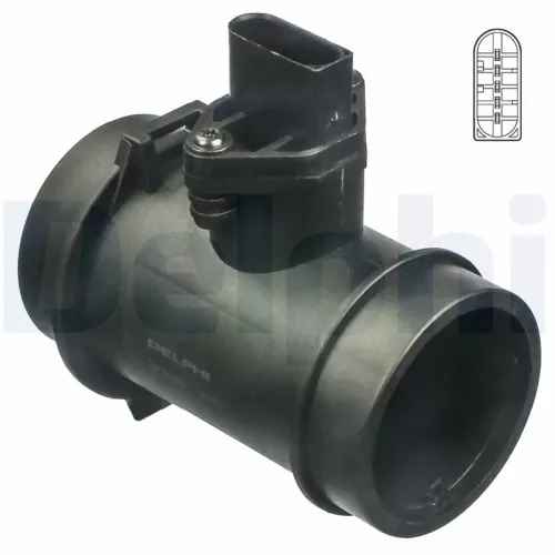 Luchtmassastroomsensor DELPHI AF10285-12B1)