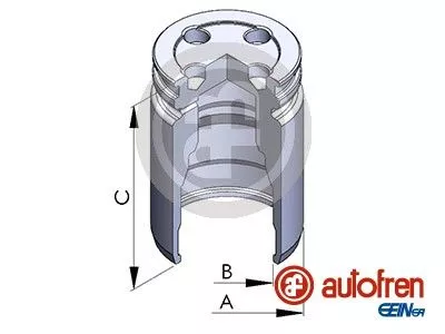 Zuiger, remklauw AUTOFREN SEINSA D025241)
