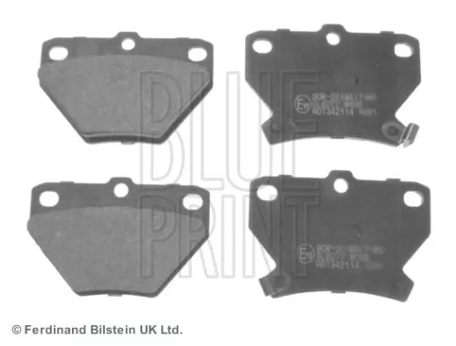 Remblokkenset, schijfrem BLUE PRINT ADT342114)