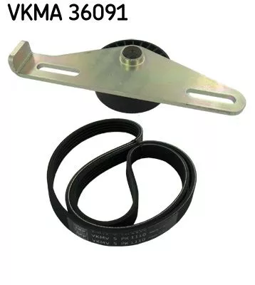 V-geribbelde riemset SKF VKMA 36091)