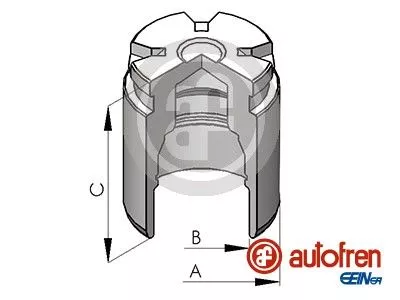 Zuiger, remklauw AUTOFREN SEINSA D025642)