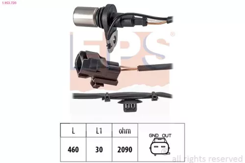 Sensor, krukaspuls EPS 1.953.720)