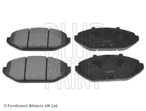 Remblokkenset, schijfrem BLUE PRINT ADA104248)