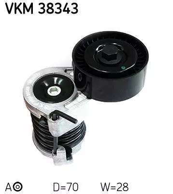 Riemspanner, V-geribbelde riem SKF VKM 38343)
