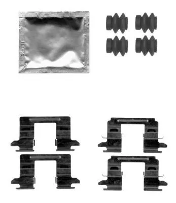 Accessoirekit, schijfremblokken TEXTAR 82514600)