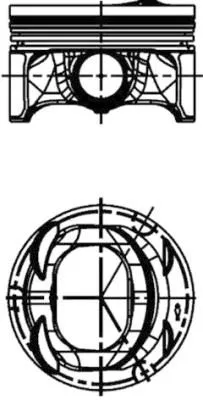 Zuiger KOLBENSCHMIDT 40846600)