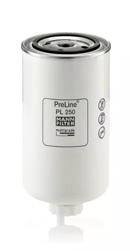 Brandstoffilter MANN-FILTER PL 250)