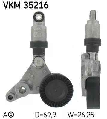 Riemspanner, V-geribbelde riem SKF VKM 35216)