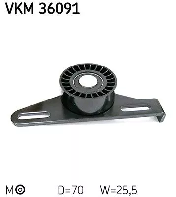 Riemspanner, V-geribbelde riem SKF VKM 36091)