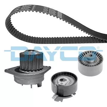 Waterpomp- en distributieriemset DAYCO KTBWP4170)