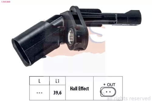 Sensor, wielsnelheid EPS 1.960.009)