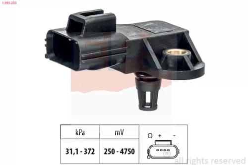 Luchtdruksensor, hoogteaanpassing EPS 1.993.250)