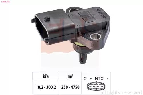 Luchtdruksensor, hoogteaanpassing EPS 1.993.344)