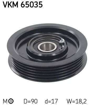 Riemspanner, V-geribbelde riem SKF VKM 65035)