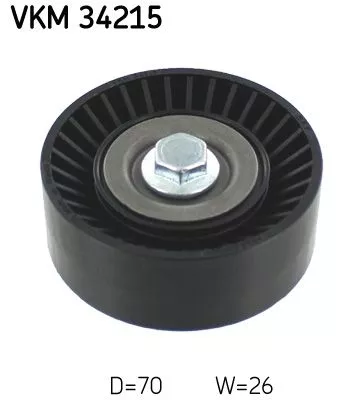 Ombuigings-/geleidingspoelie, V-geribbelde riem SKF VKM 34215)