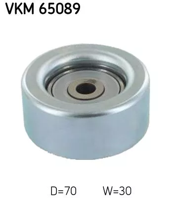 Ombuigings-/geleidingspoelie, V-geribbelde riem SKF VKM 65089)