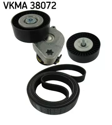 V-geribbelde riemset SKF VKMA 38072)