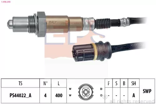 Oxygen Sensor EPS 1.998.290)