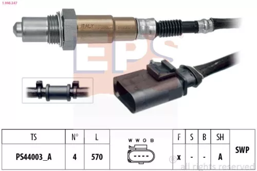 Oxygen Sensor EPS 1.998.347)