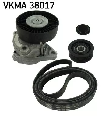 V-geribbelde riemset SKF VKMA 38017)