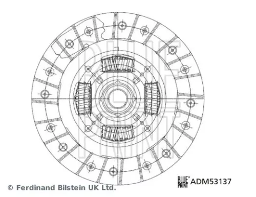 Clutch Disc BLUE PRINT ADM53137)
