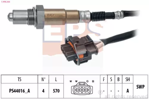 Oxygen Sensor EPS 1.998.264)