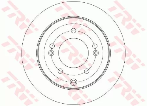 Remschijf TRW DF7819)