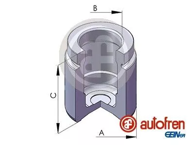 Piston, brake caliper AUTOFREN SEINSA D025125)