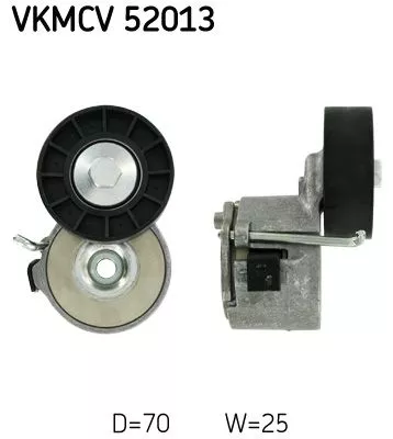 Riemspanner, V-geribbelde riem SKF VKMCV 52013)