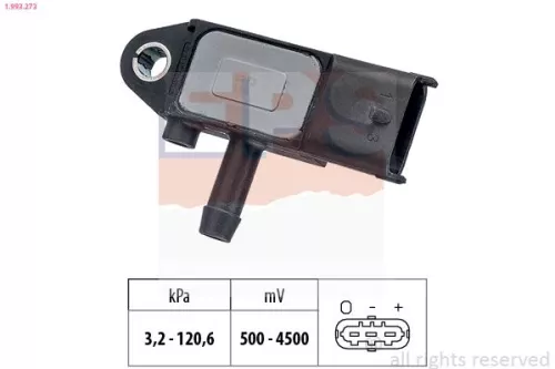 Sensor, uitlaatdruk EPS 1.993.273)