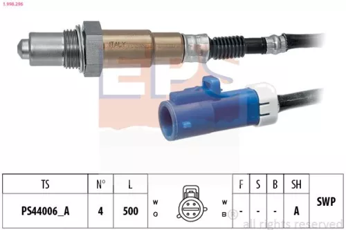 Oxygen Sensor EPS 1.998.296)
