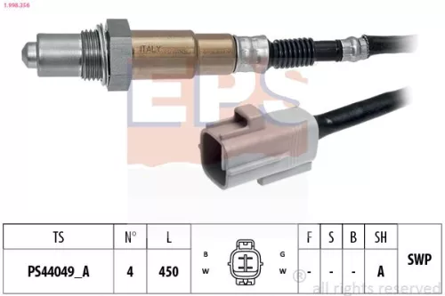 Oxygen Sensor EPS 1.998.356)