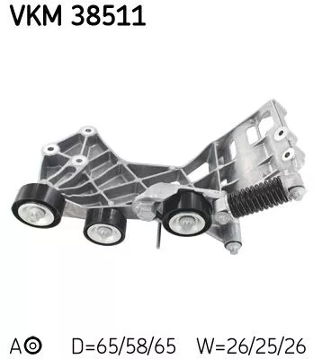 Riemspanner, V-geribbelde riem SKF VKM 38511)