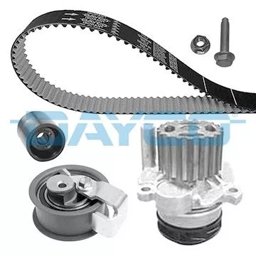 Waterpomp- en distributieriemset DAYCO KTBWP3423)