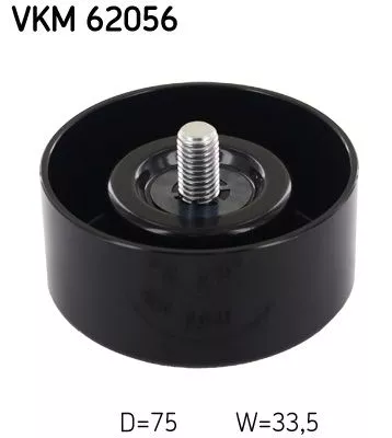 Ombuigings-/geleidingspoelie, V-geribbelde riem SKF VKM 62056)