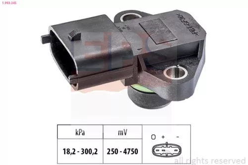 Luchtdruksensor, hoogteaanpassing EPS 1.993.345)