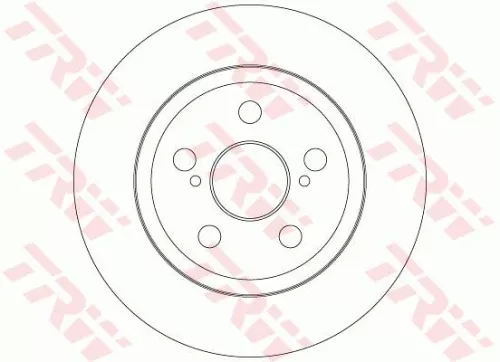 Remschijf TRW DF6331)