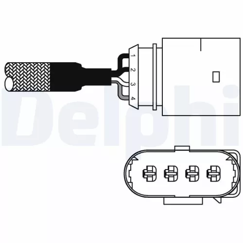 Oxygen Sensor DELPHI ES10978-12B1)